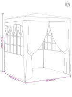 Tente 2x2 idéale pour foires et marchés en plein air