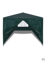 Tente 3x9 avec structure robuste pour fêtes et rassemblements