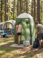 Tente de toilette compacte pour camping