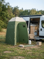 Tente portable pour besoins sanitaires en extérieur