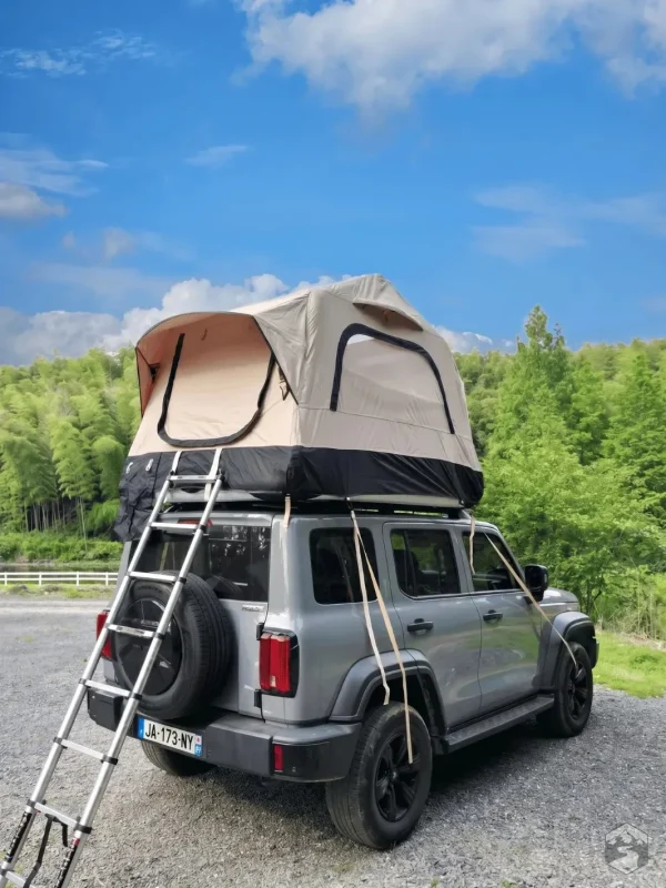 Tente de toit adaptée pour 3 aventuriers