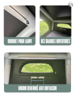 Tente de toit confortable pour 5 occupants