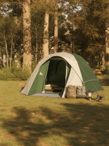 Tente familiale dôme pour aventures en plein air