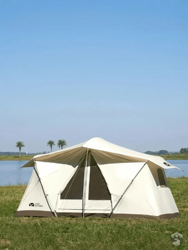 Tente de camping 4 personnes en coton