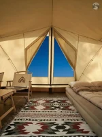 Tente en coton avec espace pour 4