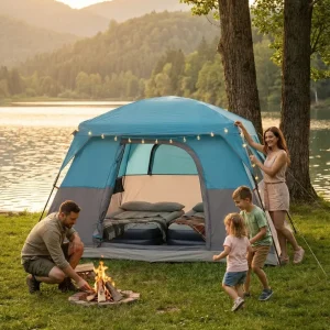 Tente 4 places spacieuse et confortable pour la famille