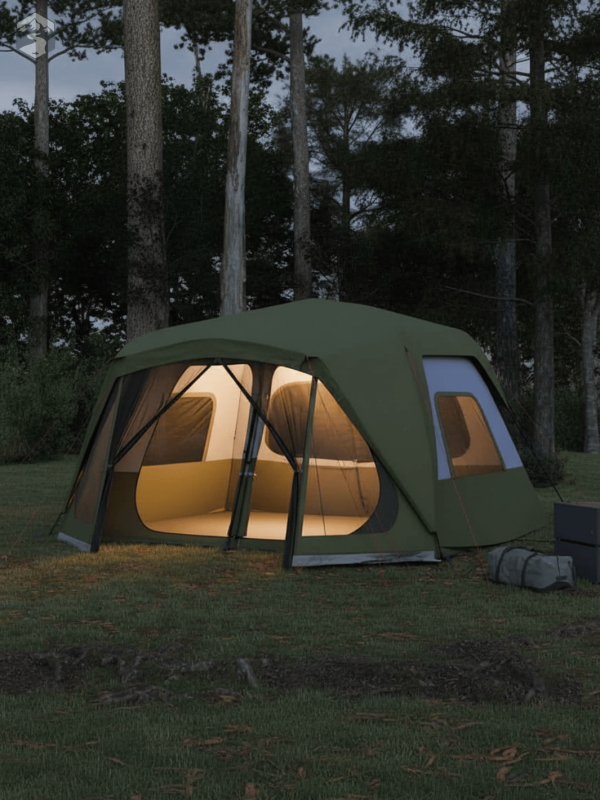 Tente pour 4 personnes avec abri extérieur