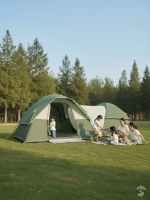 Tente spacieuse pour 5 personnes en camping