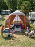 Tente tipi spacieuse pour camping en famille