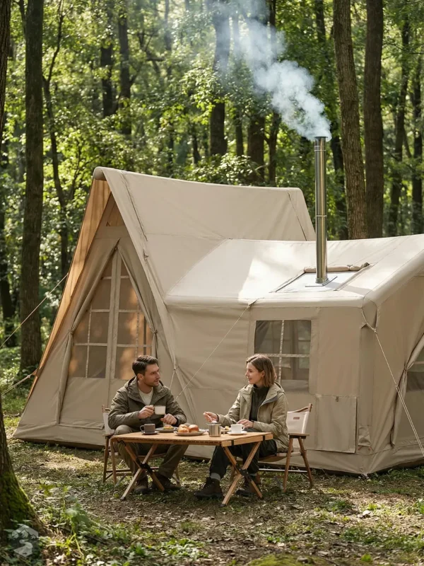 Maison gonflable pour le plein air