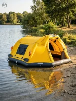 Tente flottante pour profiter de l'eau en été