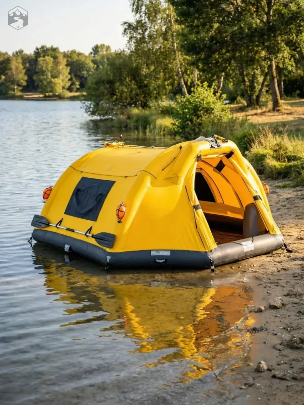 Tente flottante pour profiter de l'eau en été