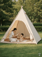 Tente de camping pour deux personnes en forme indienne