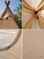 Tente indienne robuste pour les escapades en nature