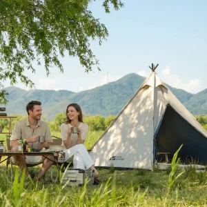 Tipi en toile pour enfants et adultes