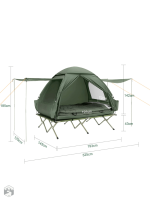 Tente robuste pour nuits en pleine nature