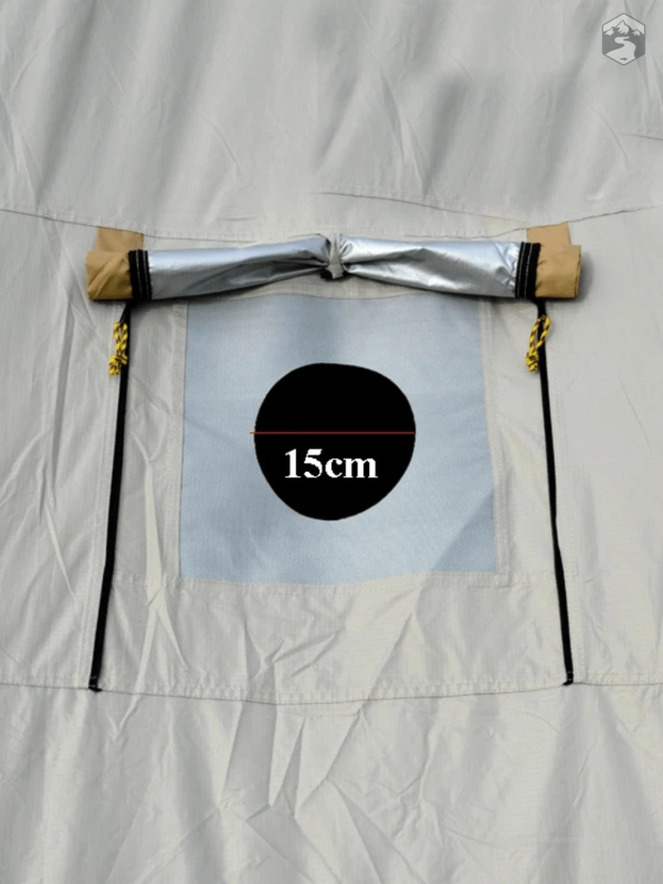 Tente 10 personnes au design inspiré de la culture mongole