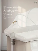 Moustiquaire pour lit de bébé en voyage
