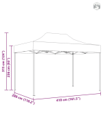Tente 3x4m, pratique et transportable pour vos besoins