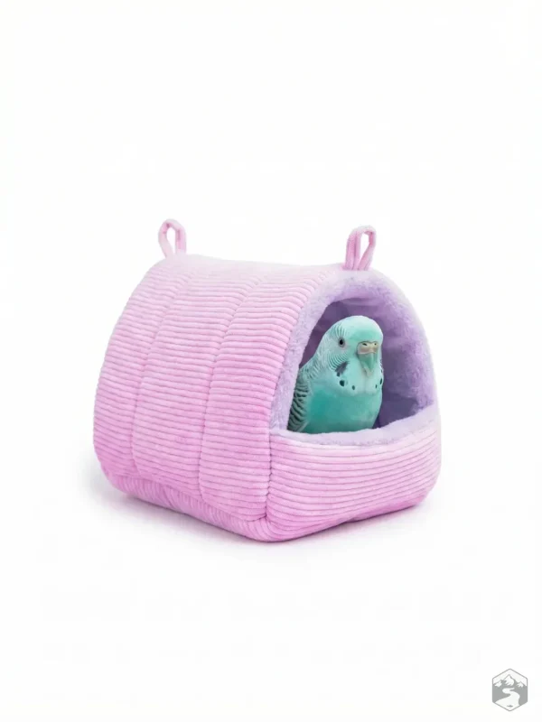 Tente pour perruche avec design adapté aux oiseaux