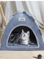 Tente pour chats en tissu résistant