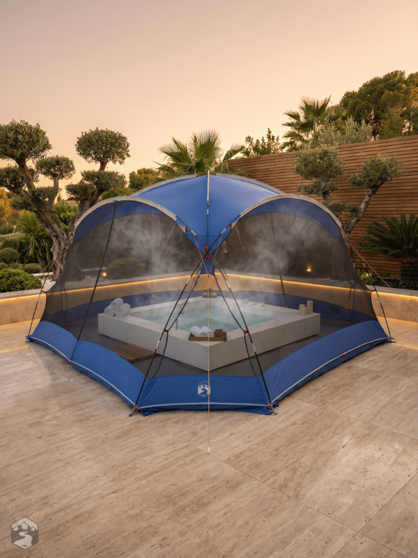 Abri pour jacuzzi, idéal pour les espaces extérieurs