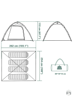 Tente de loisirs extérieure pour 4 pêcheurs