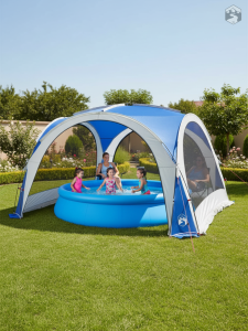 Abri de jardin pour profiter de la piscine en toute tranquillité