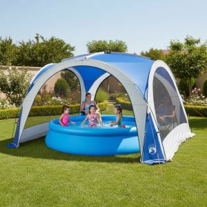 Abri de jardin pour profiter de la piscine en toute tranquillité