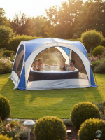 Tente polyvalente pour piscine et activités extérieures