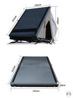 Tente de toit pratique pour randonnées et camping