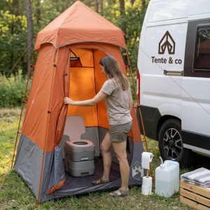 Tente de douche pour camping, facile à installer