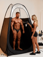 Tente portable pour applications de bronzage