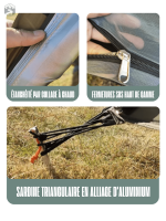 Tente tipi minimaliste pour voyages légers