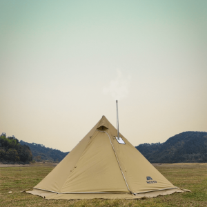 Tente familiale tipi avec espace pour six personnes