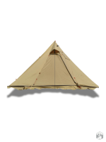 Modèle de tente tipi pour groupes jusqu'à six personnes