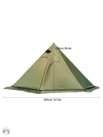 Tente tipi spacieuse pour vos aventures en nature