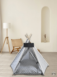 Tente pour chien en forme de tipi, espace de détente