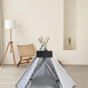 Tente pour chien en forme de tipi, espace de détente