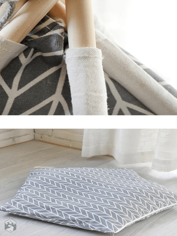 Tente pour animal de compagnie, style tipi amusant