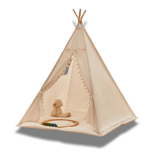 Tente tipi enfant colorée pour jeux et aventures