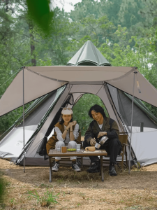 Tente 4 personnes en forme de tipi