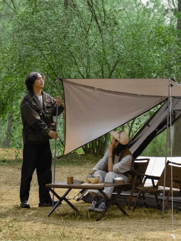 Tente de camping design tipi