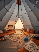 Tente tipi pour moments en famille dans la nature