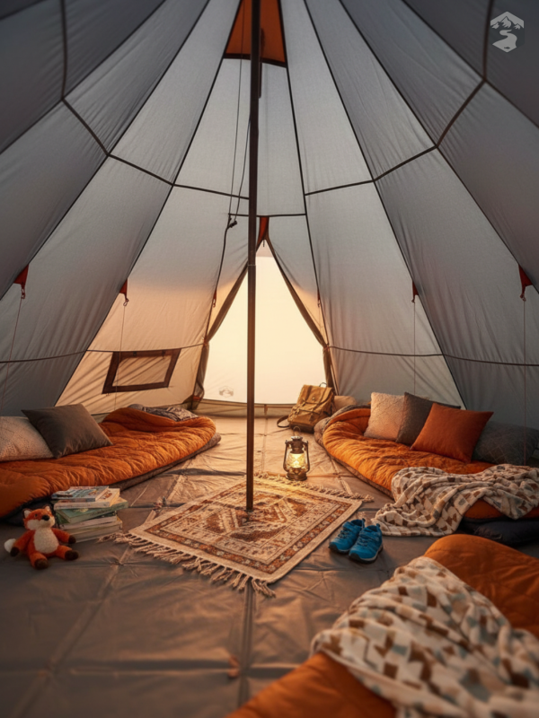 Tente tipi pour moments en famille dans la nature