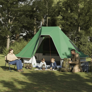 Tente familiale spacieuse au design tipi