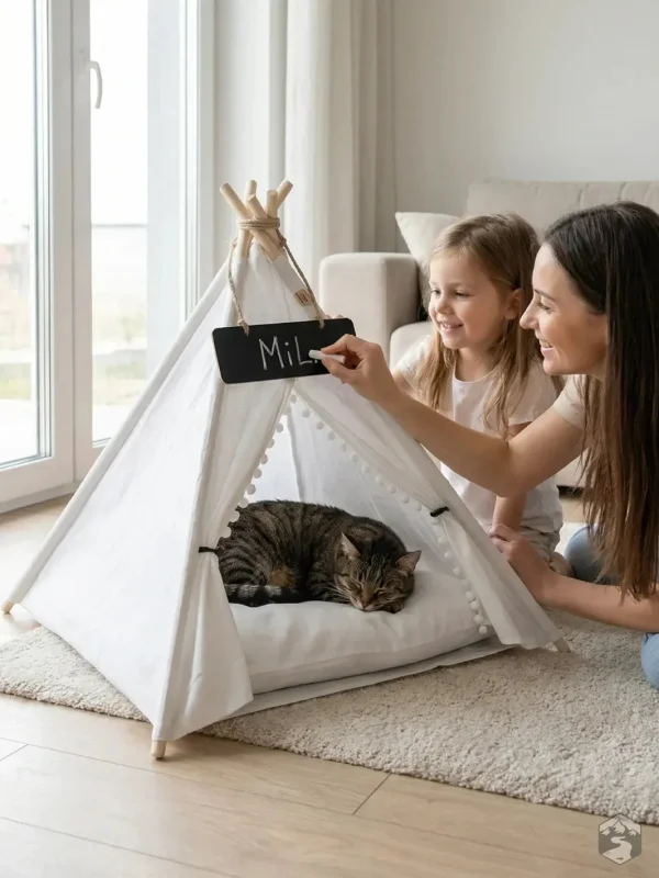 Tente tipi pour chat, espace de jeu et repos