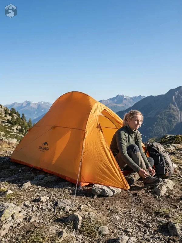 Tente unidimensionnelle pour explorateurs solitaires