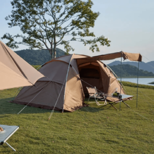 Tente 4 places avec deux espaces de couchage