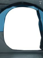 Tente tunnel confortable pour 6, idéale pour les festivals